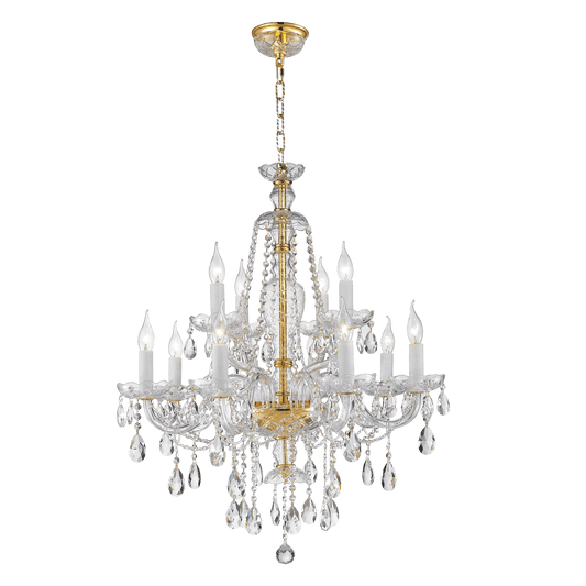 French Royalty Collection 12 Arm Chandelier